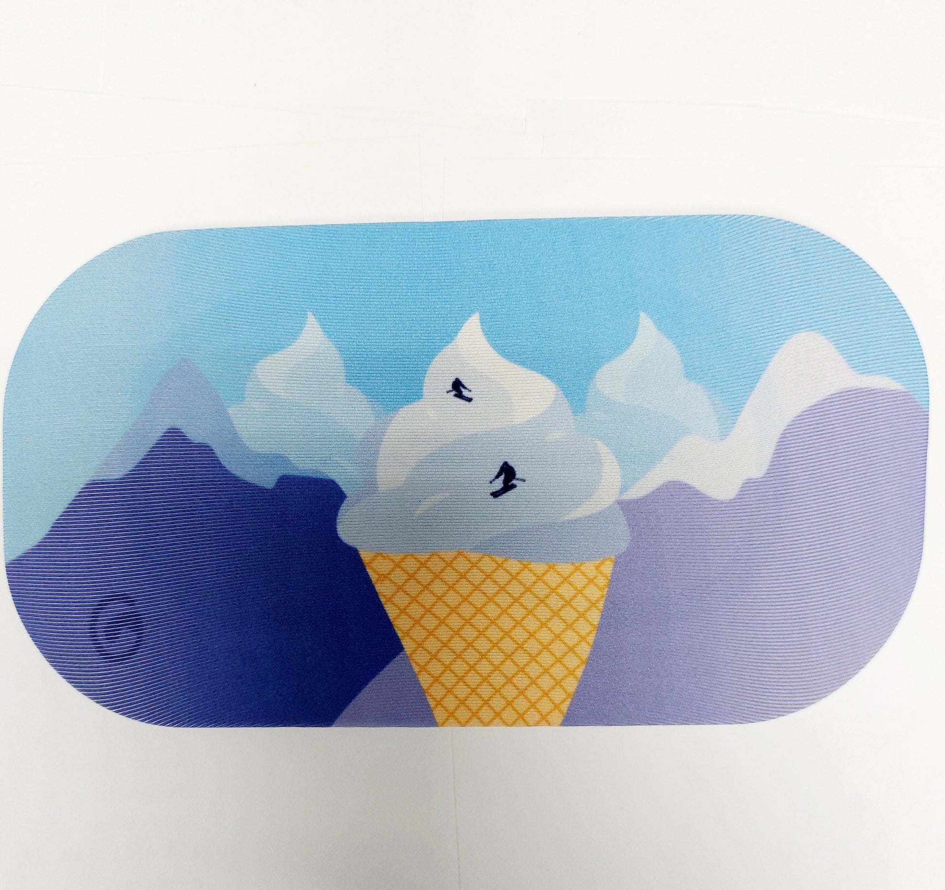 Ski on Ice Cream Cone