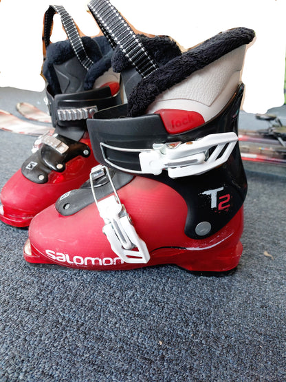 Used Junior Salomon Ski Package 130cm and Below