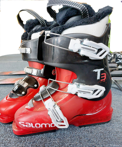 Used Junior Salomon Ski Package 140 - 150