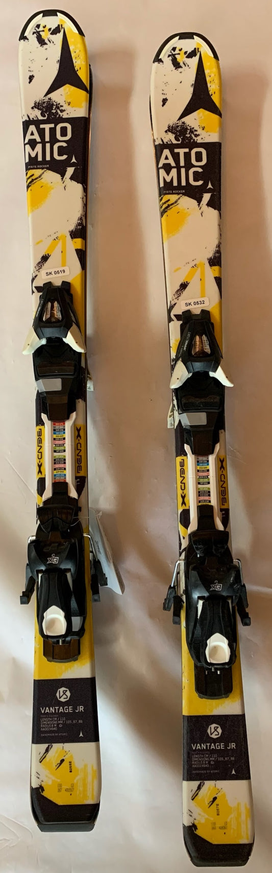 Atomic Junior Skis Grade A - 130cm & Below